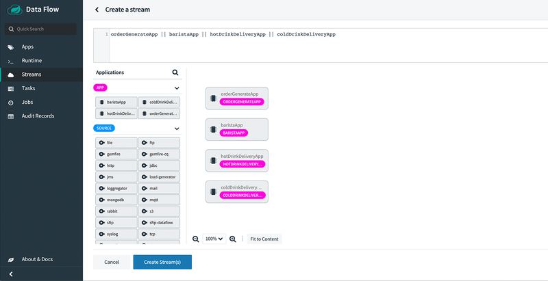 Stream Application DSL