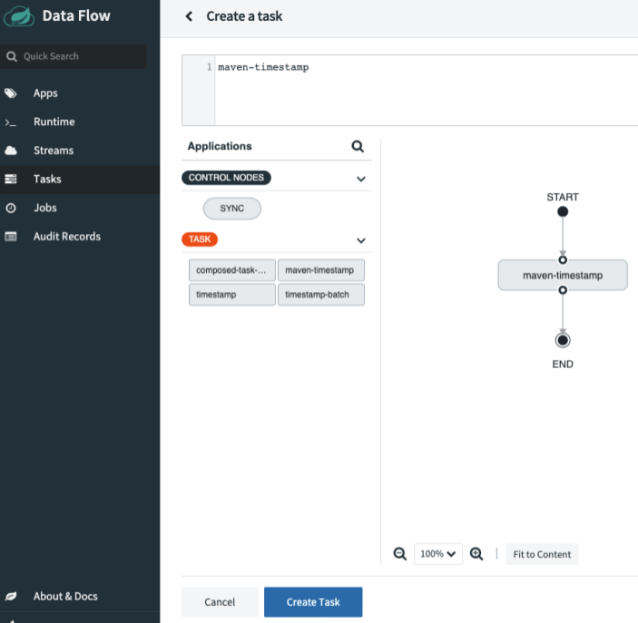 Create Timestamp Task