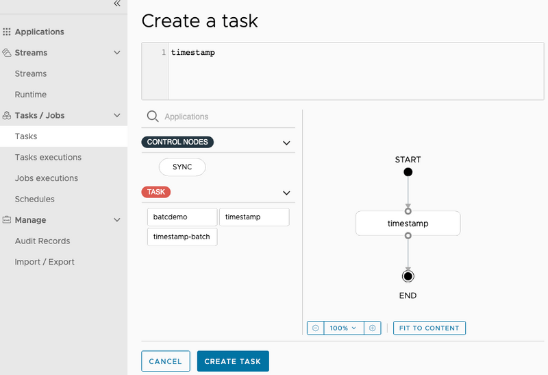 Timestamp Task Definition