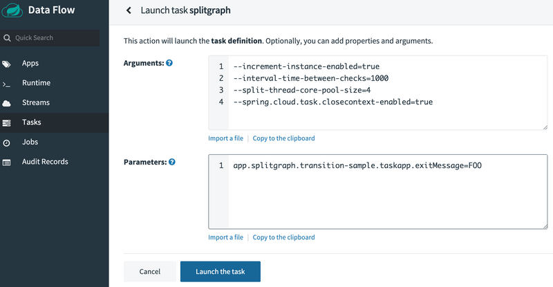 Transition Execution Flow Launch-Config-Completed