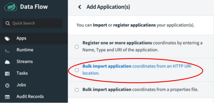 Bulk Import Applications