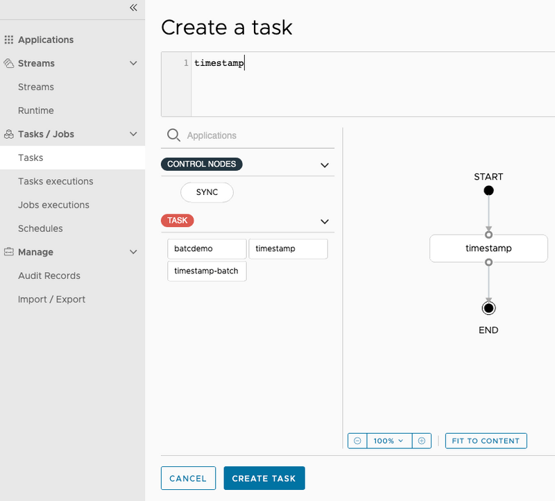 Create Timestamp Task