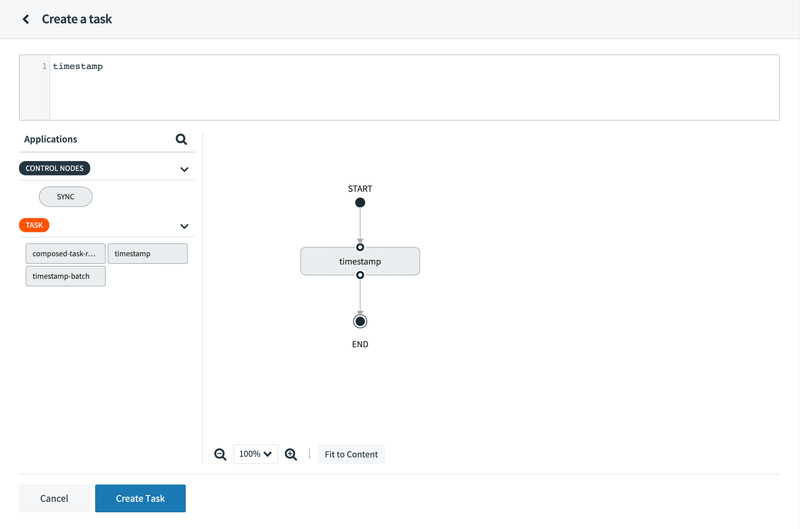 Timestamp Task Definition